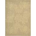 Nourison Capri Area Rug Collection Sand 3 Ft 6 In. X 5 Ft 6 In. Rectangle 99446019820